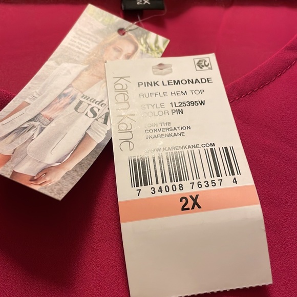 NWT Karen Kane Top, 2X - Picture 2 of 5